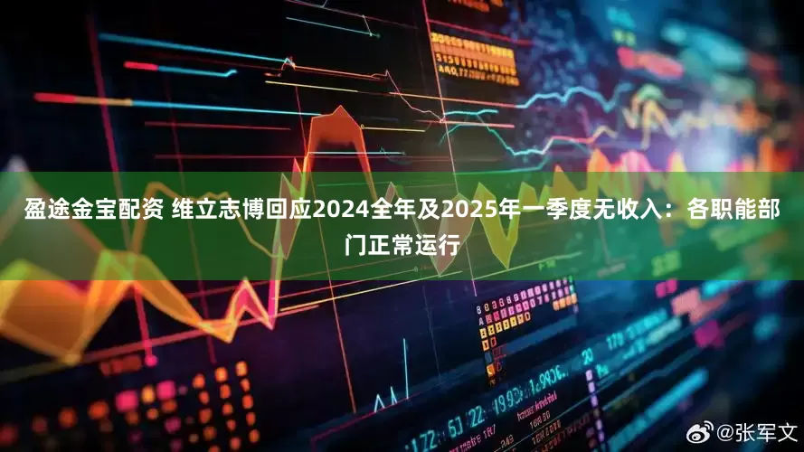 盈途金宝配资 维立志博回应2024全年及2025年一季度无收入：各职能部门正常运行