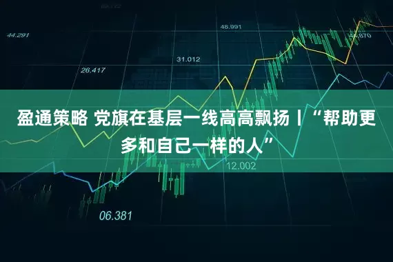 盈通策略 党旗在基层一线高高飘扬丨“帮助更多和自己一样的人”
